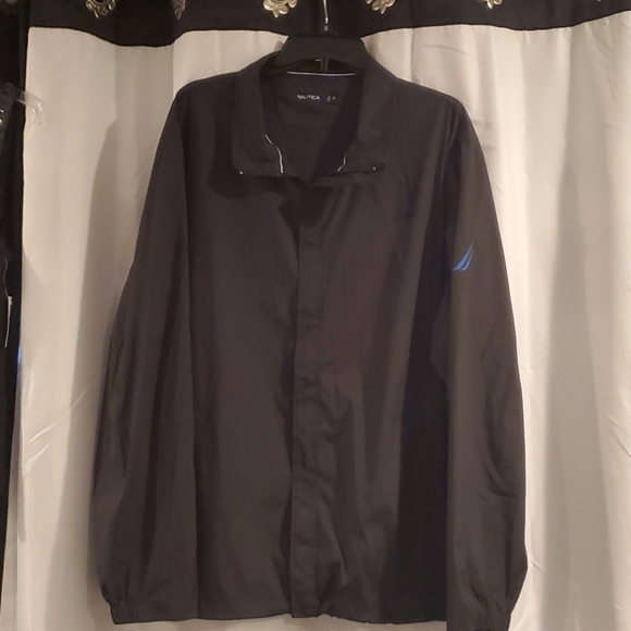 Mens xl nautica windbreaker black - Picture 1 of 4